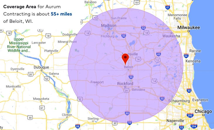 Aurum-contracting-service-area-map-2