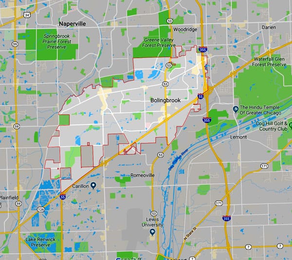 bolingbrook-storm-damage-map bolingbrook map storm damage area