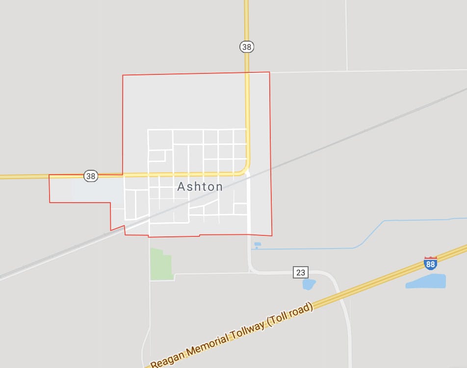 ashton Illinois map