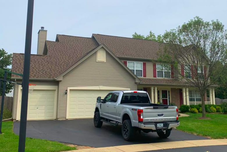 Aurum-Contracting-Roof-Oswego-IL Oswego IL roofing job