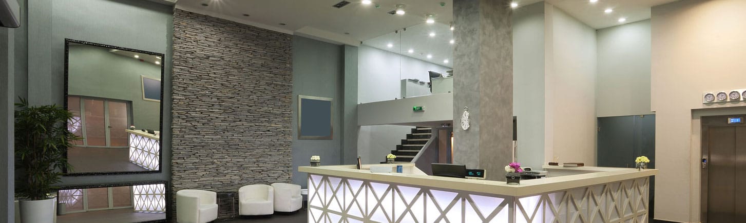 interior commercial painting job