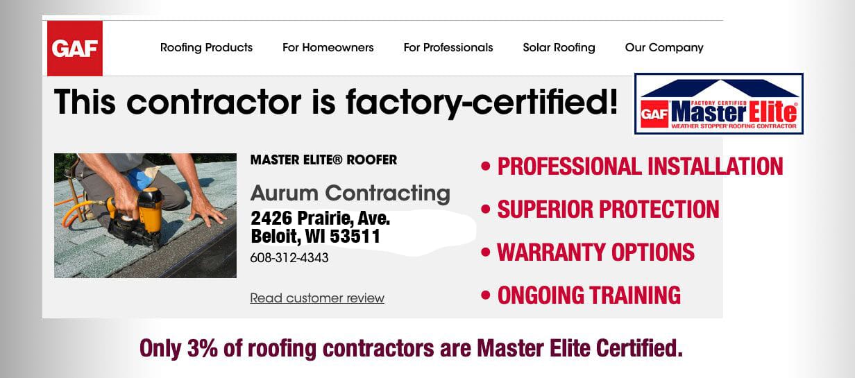 Aurum-slider-gaf-banner-2 Gaf Roofing Contractor